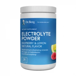 Electrolyte Powder Raspberry & Lemon Natural Flavor 100 Servings