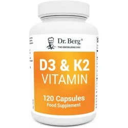 D3 & K2 Vitamin (2,000 IU) - 120 capsules