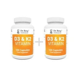 BUNDLE: D3 & K2 Vitamin (2,000 IU) pack of 2