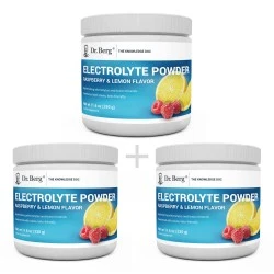 BUNDLE: Electrolyte Powder Raspberry Lemon pack of 3
