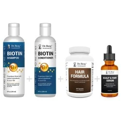 BUNDLE: Biotin Shampoo, Biotin Conditioner, Hair Formula and Scalp Hair