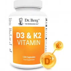 Dr. Berg UK Vitamin D3 K2 w/ MCT 120 Capsules