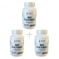 BUNDLE: BIO CULTURES 60 Billion CFU pack of 3