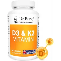 Dr. Berg UK Vitamin D3 K2 w/ MCT 60 Capsules
