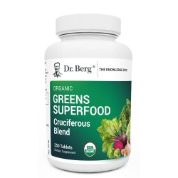 Organic Greens Superfood - Cruciferous Blend - 250 tablets
