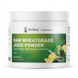 Raw Wheatgrass Juice Powder Lemon