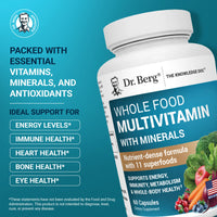 Doctor Berg UK Whole Food Multivitamin with Minerals, 60 Capsules