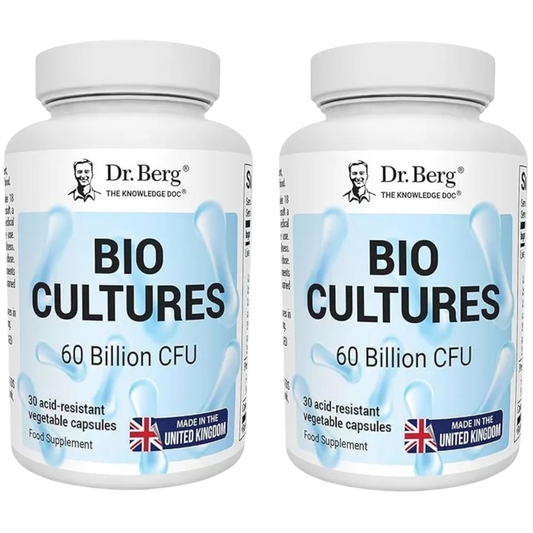 Doctor Berg UK BUNDLE: BIO CULTURES 60 Billion CFU pack of 2