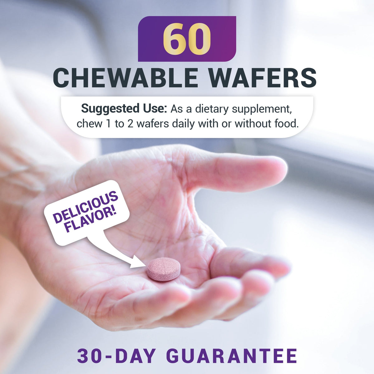 Doctor Berg UK Chewable Vitamin C Complex with Berries supplement, 60 Wafers