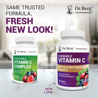 Doctor Berg UK Chewable Vitamin C Complex with Berries supplement, 60 Wafers