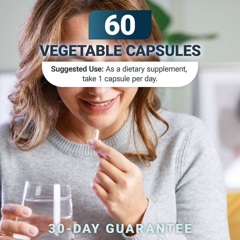 Doctor Berg UK Adrenal & Cortisol Support supplement, 60 Vegetable Capsules