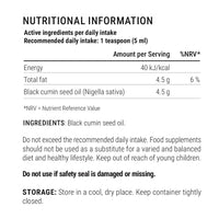 Doctor Berg UK Black Seed Oil – Cold-Pressed, 120 ml