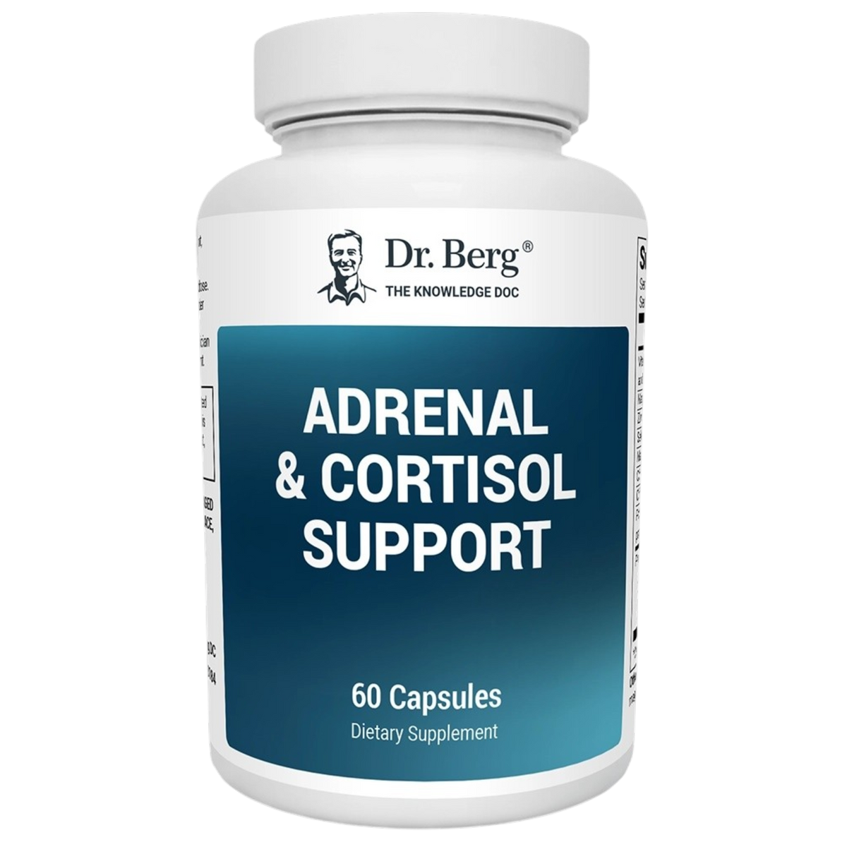 Doctor Berg UK Adrenal & Cortisol Support supplement, 60 Vegetable Capsules