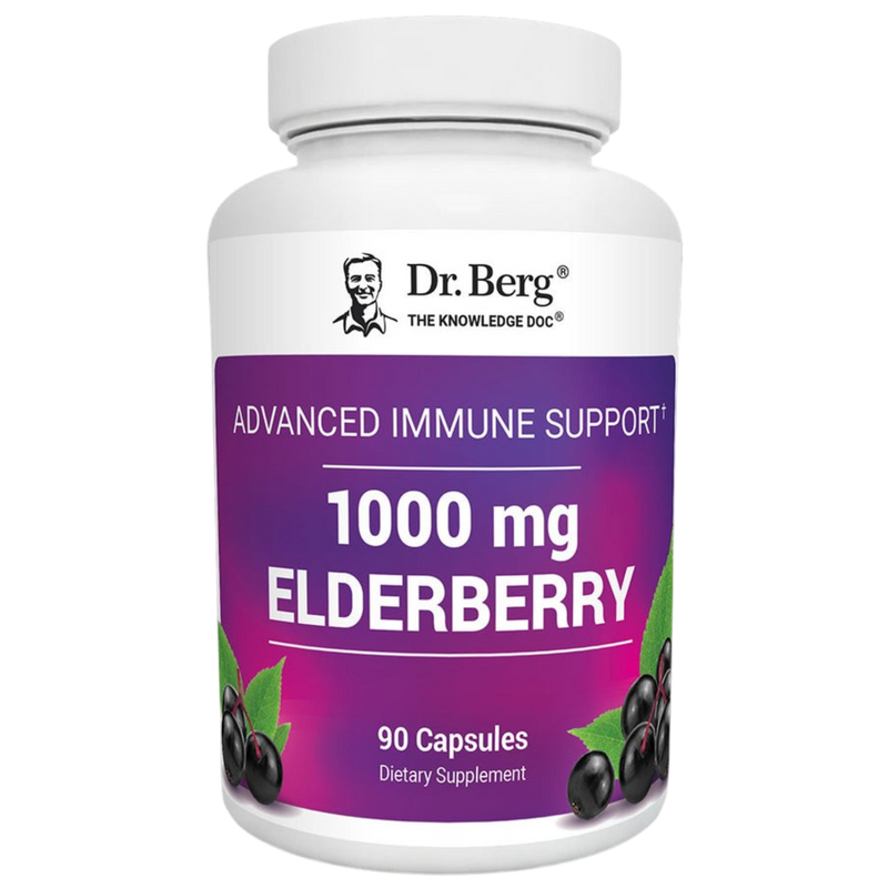 Doctor Berg UK Advanced Immune Support with Elderberry supplement, 90 Vegetable Capsules