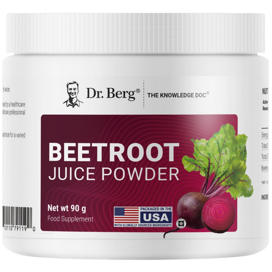 Doctor Berg UK Beetroot Juice Powder supplement, 90 g