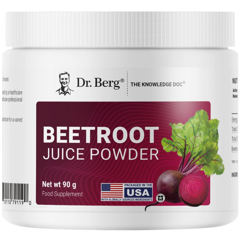 Doctor Berg UK Beetroot Juice Powder supplement, 90 g