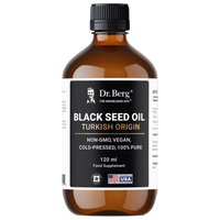 Doctor Berg UK Black Seed Oil – Cold-Pressed, 120 ml