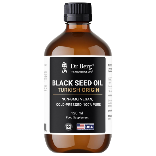 Doctor Berg UK Black Seed Oil – Cold-Pressed, 120 ml