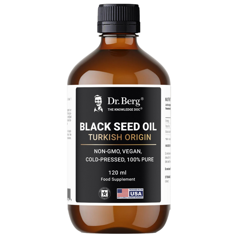 Doctor Berg UK Black Seed Oil – Cold-Pressed, 120 ml