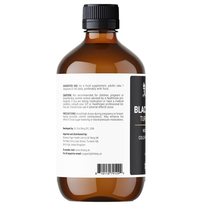 Doctor Berg UK Black Seed Oil – Cold-Pressed, 120 ml