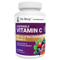 Doctor Berg UK Chewable Vitamin C Complex with Berries supplement, 60 Wafers