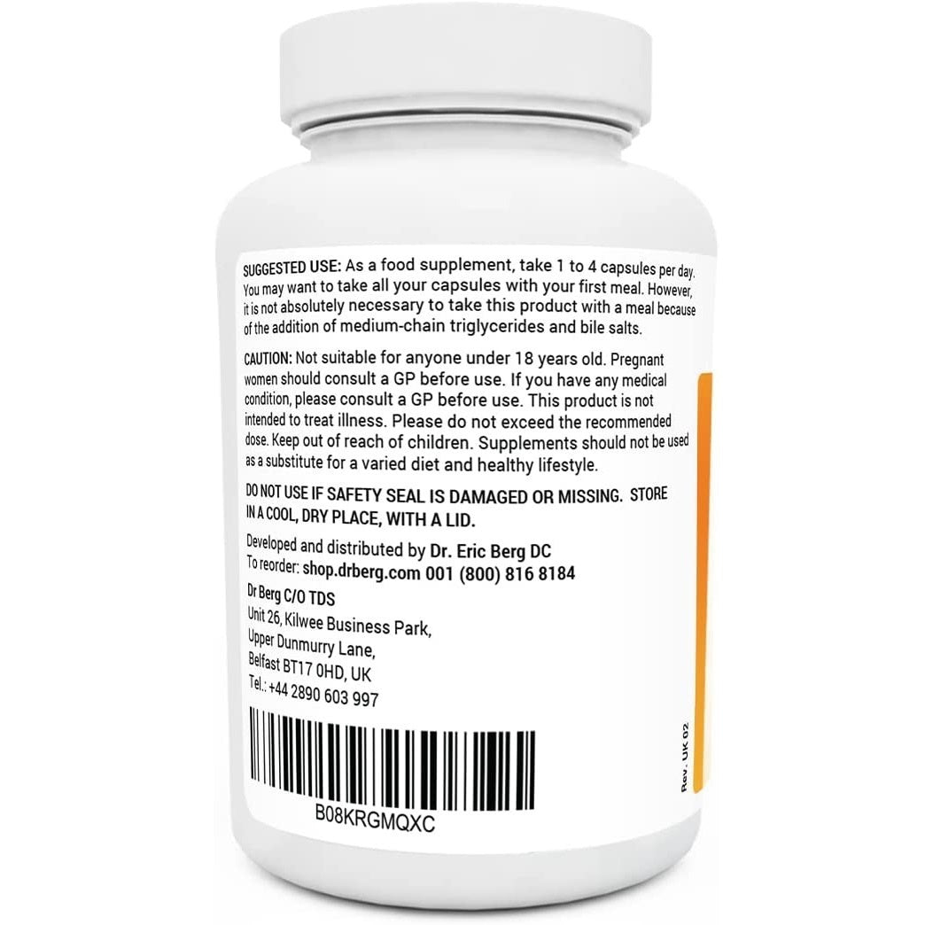 Doctor Berg UK BUNDLE: D3 & K2 Vitamin (2,000 IU) pack of 2