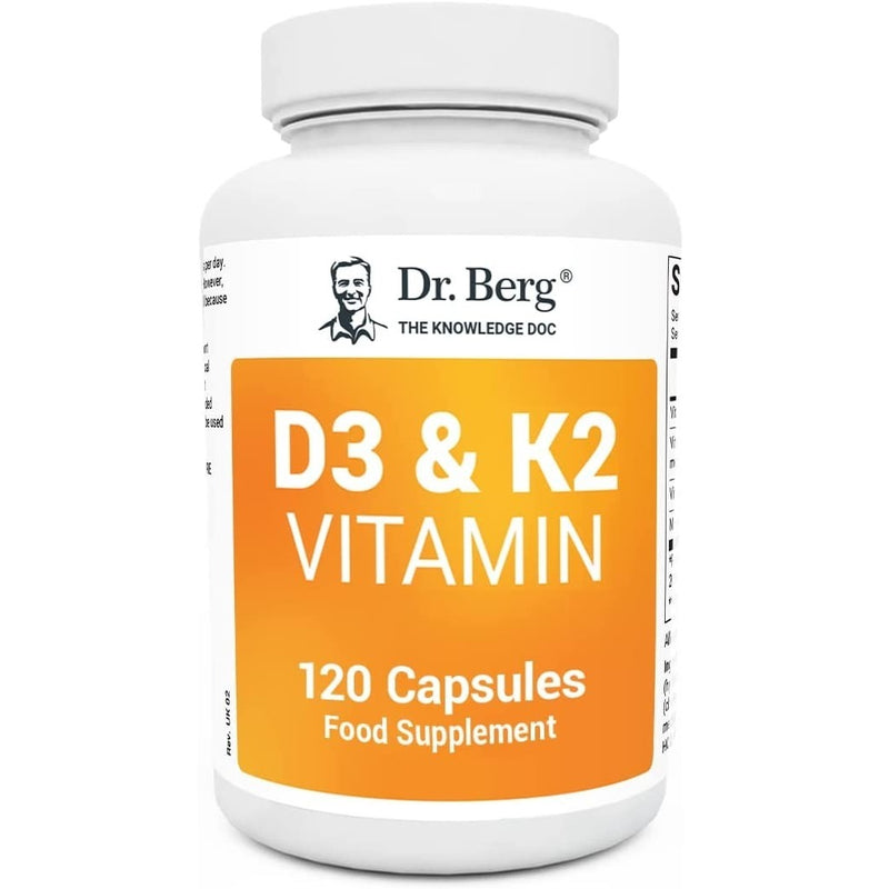 Doctor Berg UK BUNDLE: D3 & K2 Vitamin (2,000 IU) pack of 3