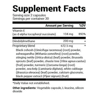 Doctor Berg UK DIM with Black Cohosh and Ashwagandha supplement, 60 Vegetable Capsules