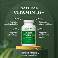 Doctor Berg UK Natural Vitamin B1+ with Allithiamine and B-Complex, 60 Capsules