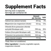 Doctor Berg UK Electrolyte Capsules with Potassium and Magnesium supplement,  160 Vegetable Capsules