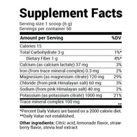 Doctor Berg UK Electrolyte Powder Strawberry Lemonade, 50 Servings