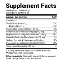 Doctor Berg UK Electrolyte Powder Tropical Coconut, Pineapple, Orange, 50 Servings