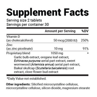 Doctor Berg UK Emergency Immune Support with Zinc and Vitamin D, 60 Tablets
