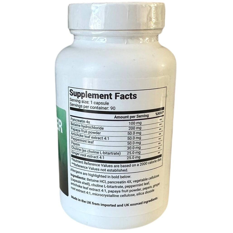 Doctor Berg UK Dr. Berg UK Gallbladder Formula, No Ox Bile, 90 Capsules