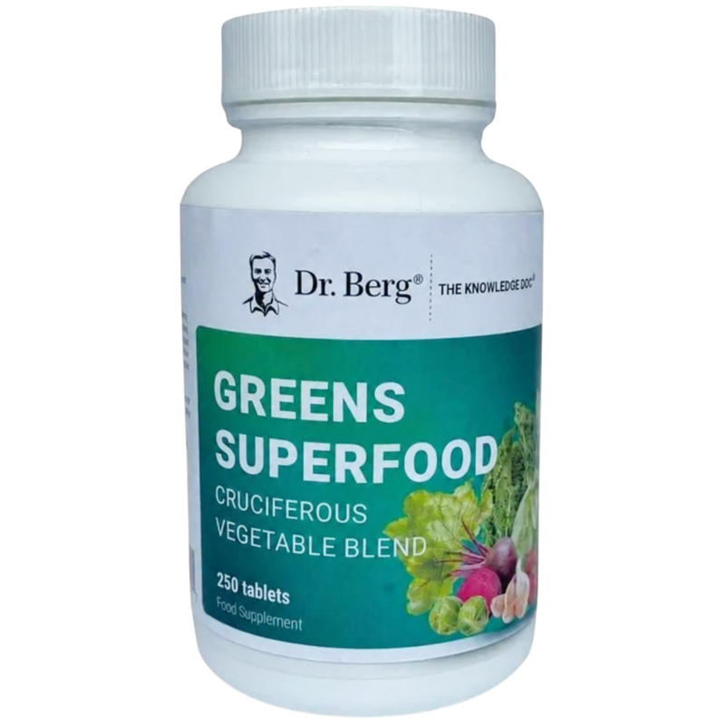Dr. Berg Greens Superfood - Cruciferous Vegetable Blend, 250 