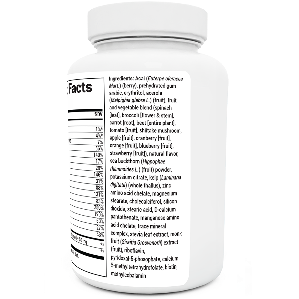 Doctor Berg UK Kids Chewable Multivitamin – Mixed Berry, 60 Wafers