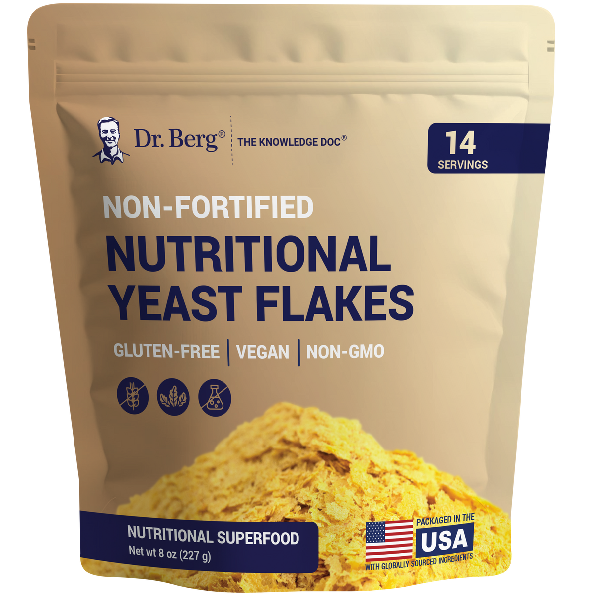 Doctor Berg UK Nutritional Yeast Flakes, 227 g