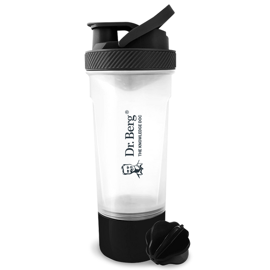 Doctor Berg UK Shaker Bottle with Mixing Ball – 700 ml