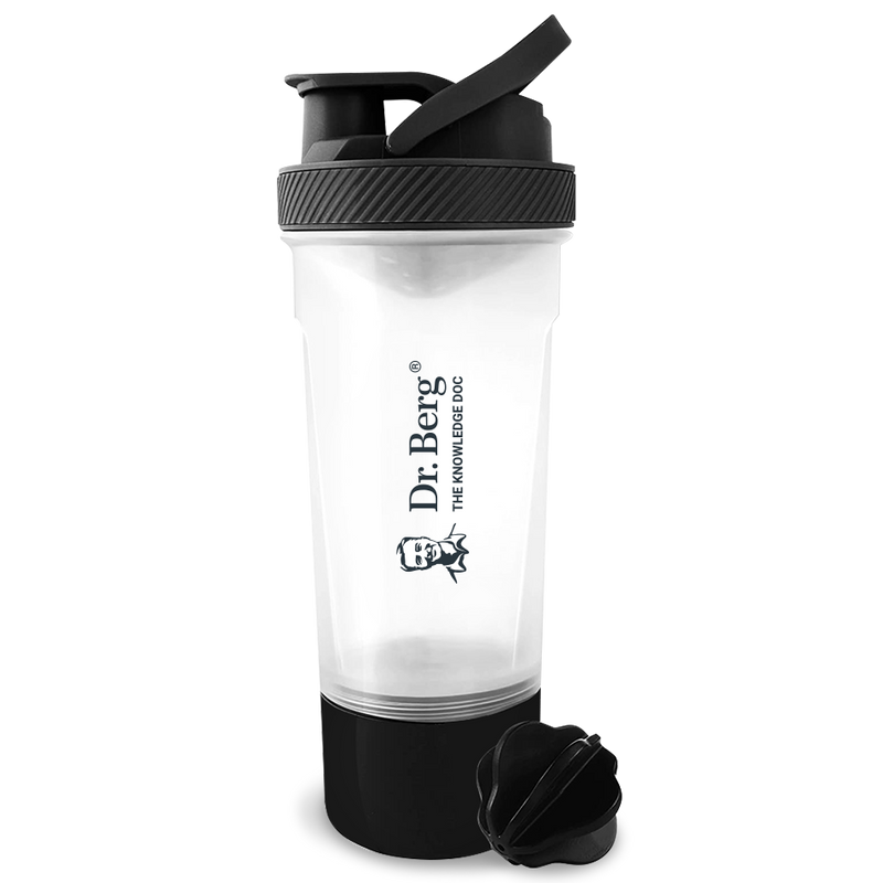 Doctor Berg UK Shaker Bottle with Mixing Ball – 700 ml