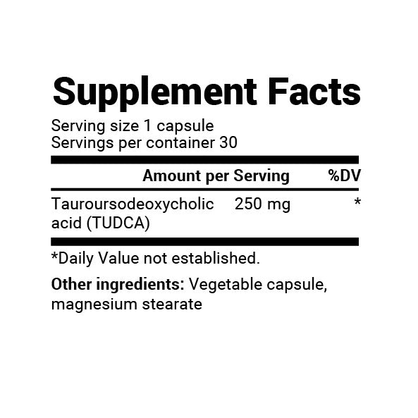 Doctor Berg UK TUDCA – 250 mg, 30 Vegetable Capsules