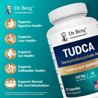 Doctor Berg UK TUDCA – 250 mg, 30 Vegetable Capsules