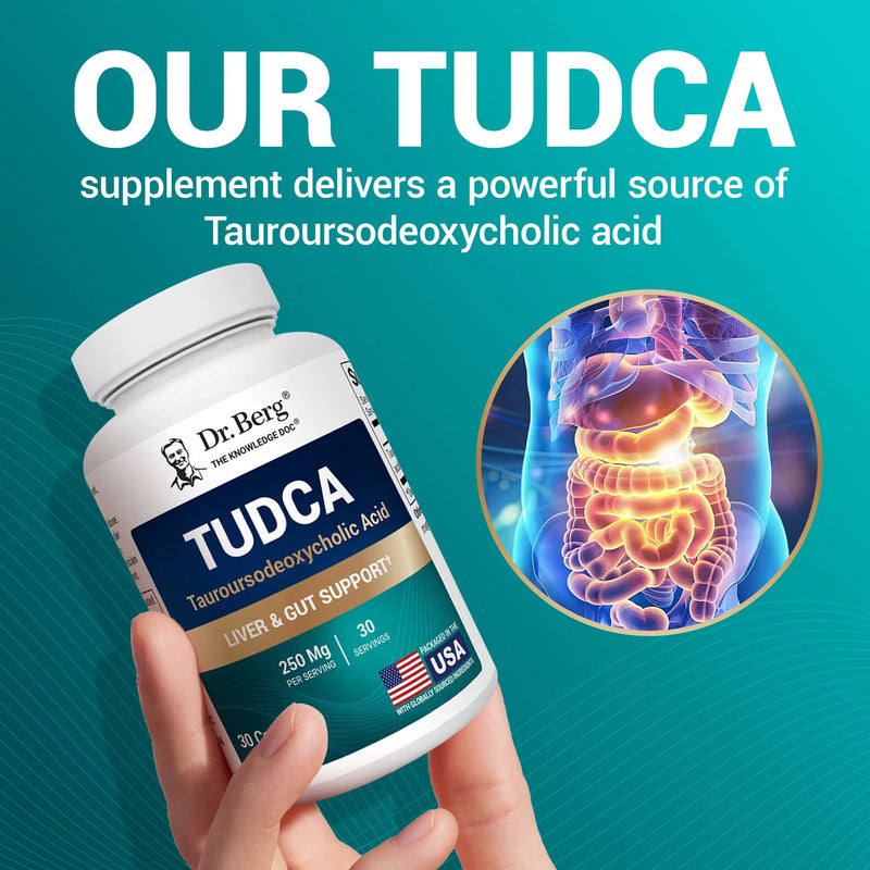 Doctor Berg UK TUDCA – 250 mg, 30 Vegetable Capsules