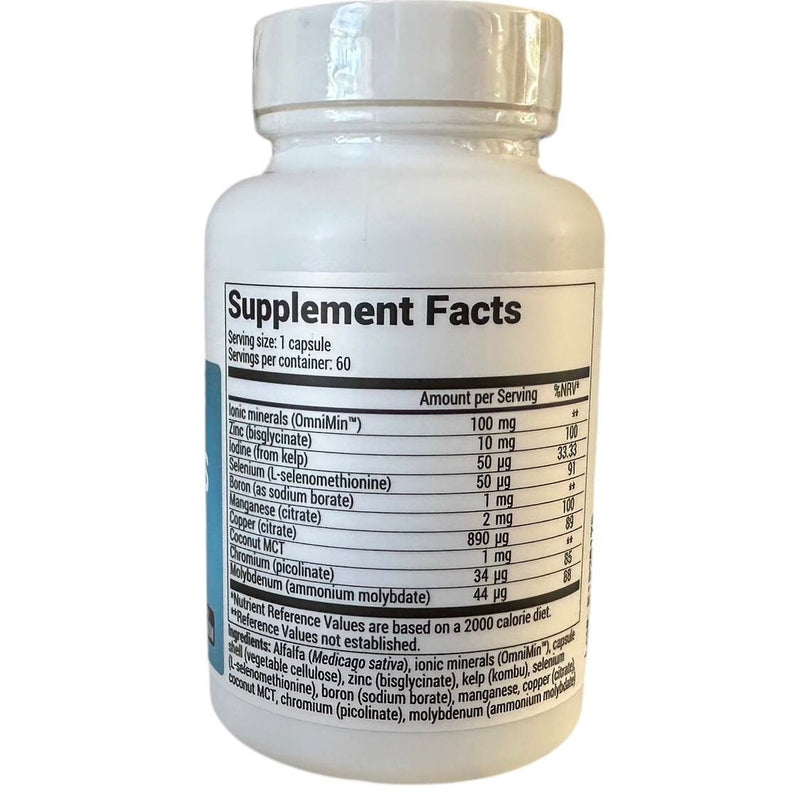 Doctor Berg UK Trace Minerals Enhanced supplement, 60 vegetable capsules