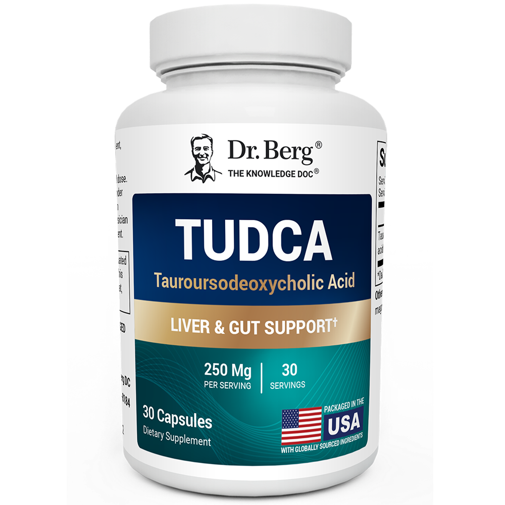 Doctor Berg UK TUDCA – 250 mg, 30 Vegetable Capsules