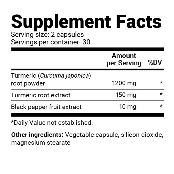 Doctor Berg UK Turmeric Curcumin with BioPerine®, 60 Vegetable Capsules