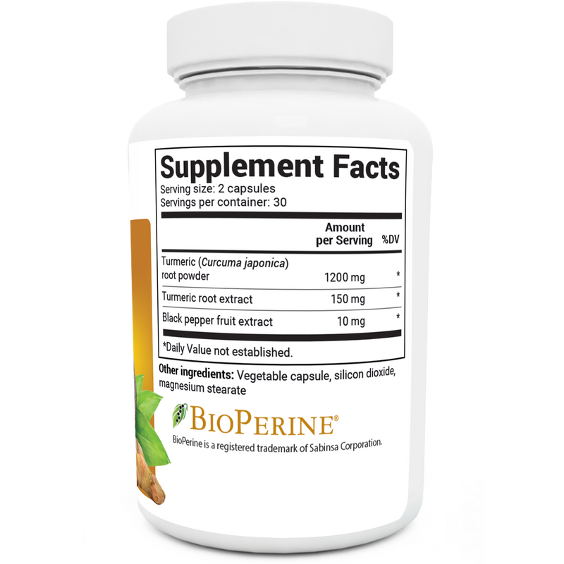 Doctor Berg UK Turmeric Curcumin with BioPerine®, 60 Vegetable Capsules