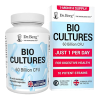 Doctor Berg UK Bio Cultures – 60 Billion CFU, 30 Capsules