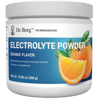 Dr. Berg UK Orange Electrolyte Powder - UK Formula, 50 Servings