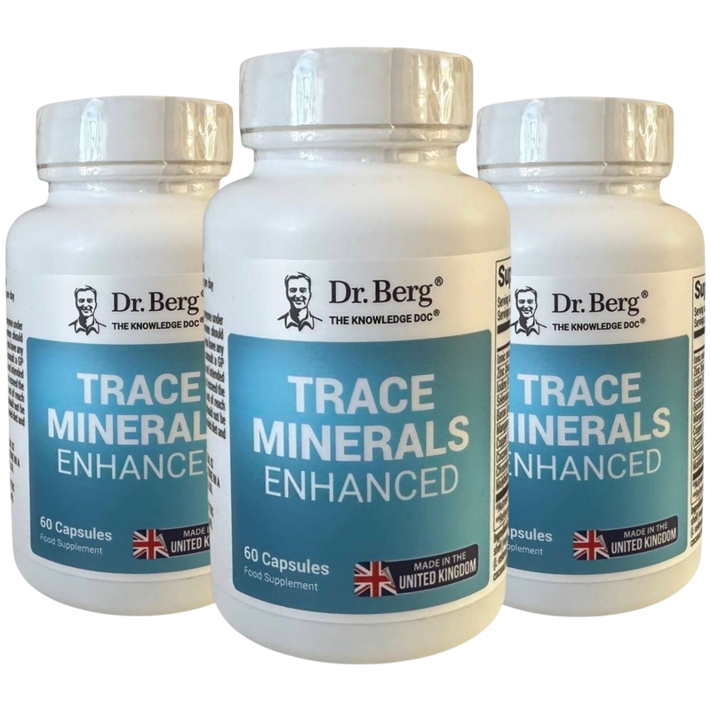 Doctor Berg UK BUNDLE: Trace Minerals Enhanced UK pack of 3