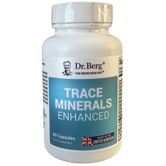 Doctor Berg UK Trace Minerals Enhanced supplement, 60 vegetable capsules